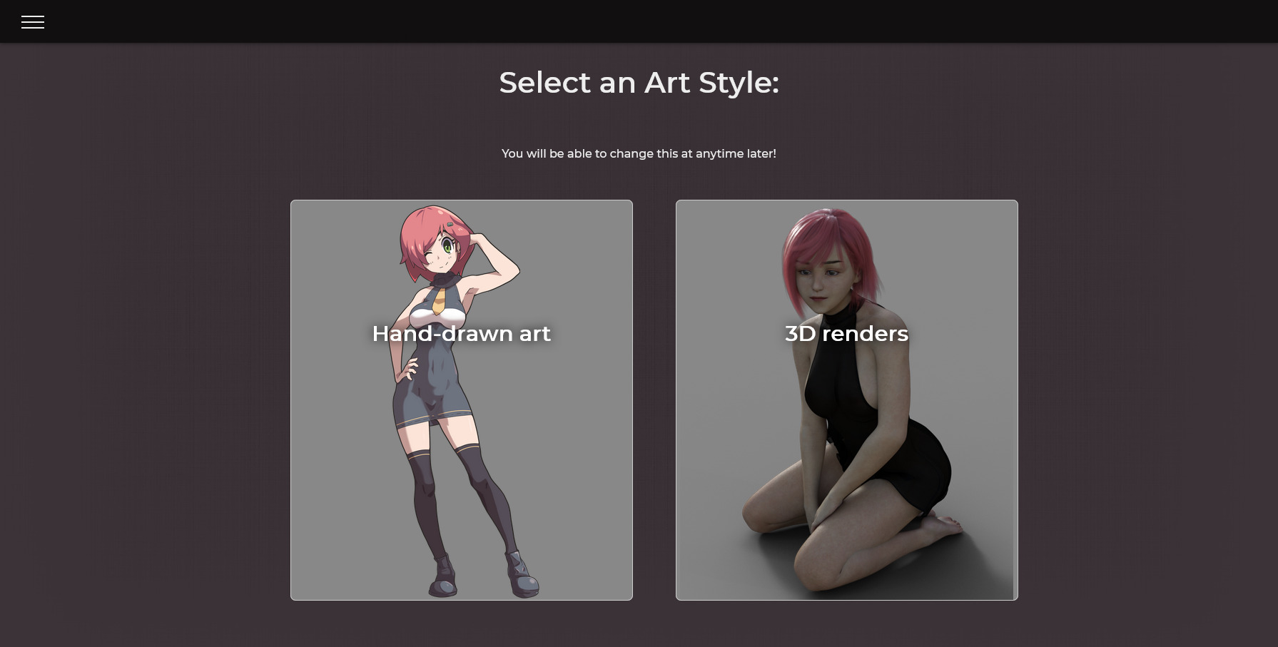 Choose an artsyle